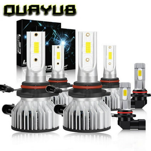 Para For Toyota Camry 2002-2004 2005 2006 Combo LED faro   luces antiniebla 6x