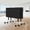 Black 47.2inch 2packs, variant on Folding Conference Table with Wheels, Heavy Duty Mobile Training Tables, Foldable Desk for Office Meeting Room