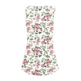 thumbnail image 4 of Gvmfive Women Summer Floral Print Tank Tops Casual Sleeveless Tunic T Shirt Blouse, 4 of 5