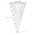 thumbnail image 3 of EeaseMX 1 juego de bolsas de celofán transparentes cónicas para dulces, bolsas de celofán con lazos., 3 of 8