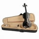 thumbnail image 5 of 4/4 Full-Size Violin Violin Sound and Electric Violin Solid Wood Body Accessories High Quality Black Electric Violin, 5 of 5