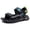 z1 Green, variant on Gyujnb Boys Open Toe Sport Sandals Adjustable Strap Breathable Casual Outdoor Beach Shoes Flat Heel (Boys),8-9 Years