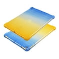 thumbnail image 3 of iPad 10.2 Case with Tempered Glass Screen Protector, iPad 8th Gen 2020 / iPad 7th Gen 2019 Case, Dteck Lightweight Ultra Thin Gradient Clear Case Slim Fit Soft TPU Protective Cover, Blue/Yellow, 3 of 4