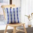 thumbnail image 5 of LALILO Throw Pillow Covers Kaleidoscope Ethnic With Blue Navy Cushion Cover 18" x 18", 3723 Pack, 5 of 6