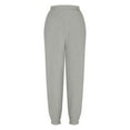 thumbnail image 5 of Diufon Women's Wide Leg Sweatpants Elastic High Waisted Baggy Pants Oversized Plush Athletic Joggers Pants, 5 of 6