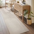 thumbnail image 2 of Boho Area Rug 2x8 Runner Rug Machine Washable Hallway Rugs for Bedroom Non Slip Soft Carpet Geometric Textured Runner for Dining Kitchen Office Living Room Rug-Beige, 2 of 13