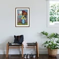 thumbnail image 3 of Art.com Flowers in a Blue Vase by Van Gogh Art Print by Vincent van Gogh, Brown Frame Wall Art, 21" x 29", 3 of 5