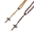 thumbnail image 5 of Collar de Rosario de Madera Hecho a Mano, Collares con Colgante CatóLico para Hombres y Mujeres, JoyeríA, OracióN Cristiana, Regalo Religioso, 5 of 5