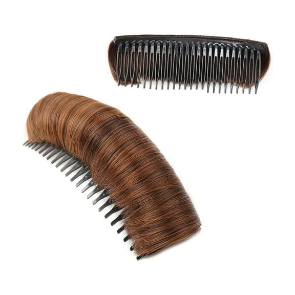 Hair Pad, Hair Cushion, High Temperature Silk Hair Insert for Elegant Hairstyles, Suitable for Long, Short, Thick or Thin Hair, Easy to Use, Secure Fit with Steel Clips