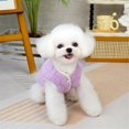 thumbnail image 3 of Pet Clothes Winter Peach Cotton-Padded Clothes orange, 3 of 5