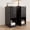 Black-1style, variant on Narrow Walnut Nightstand Set of 2, Small Bedside Table with Arched Drawer, Slim Wood Night Stand, Mid Century Modern End Table, Walunt