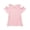 Pink, variant on Babula Baby Girl Off-shoulder Shirt Toddler Short Sleeve Crop Tops