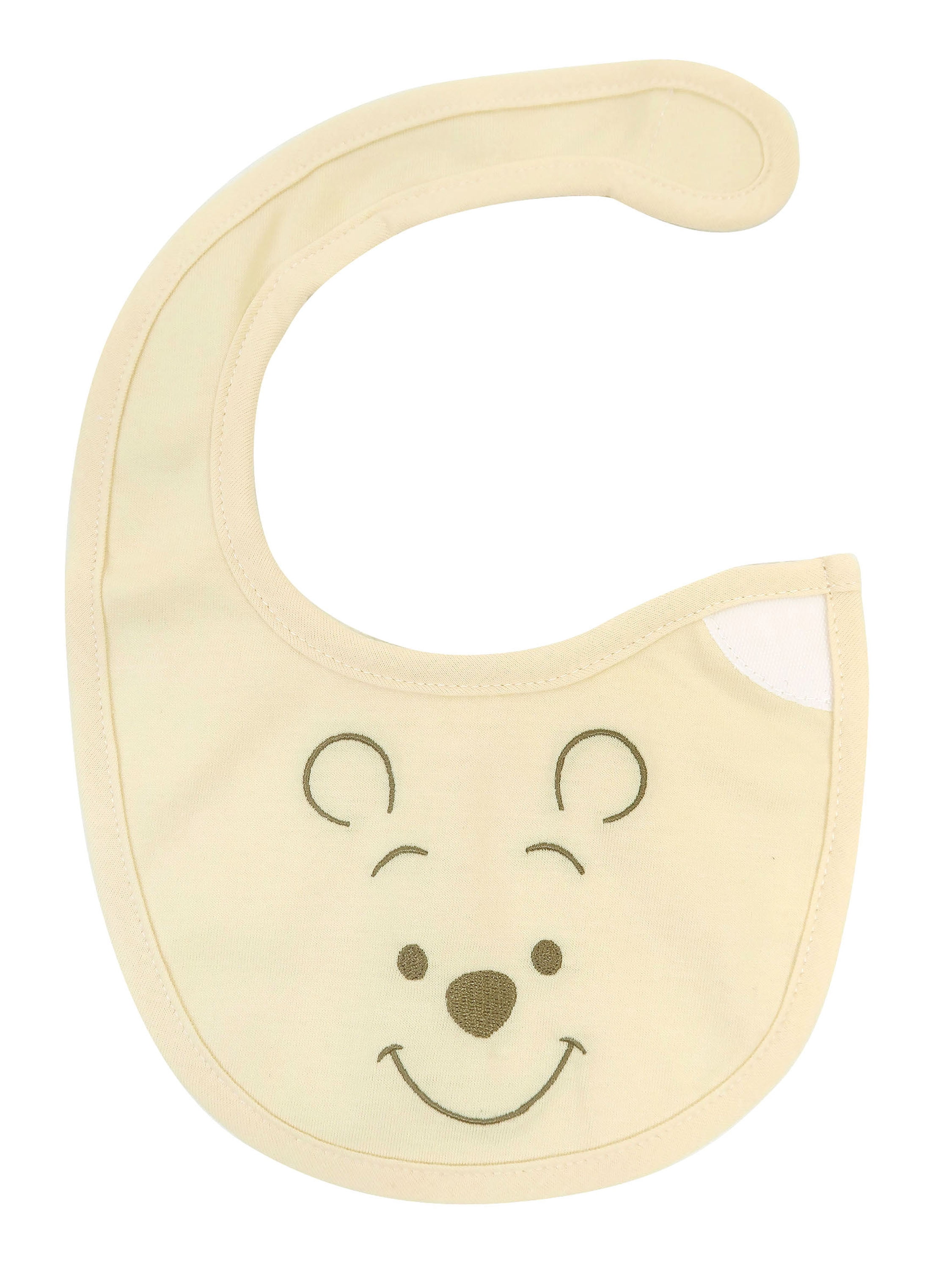 Disney Winnie the Pooh 3 Pack Newborn Side Closure Bibs