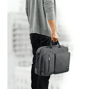 Solo New York Duane Hybrid Briefcase Backpack, Gray, Laptop Tote