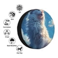 thumbnail image 4 of Logiee Clear Sky Blue Cat Print Spare Tire Cover, Universal Wheel Protectors,Waterproof Dust-Proof UV Sun Wheel Tire Cover,Fit for SUV, RV, Travel Trailer, Truck-14 inch, 4 of 6