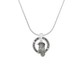 thumbnail image 2 of Delight Jewelry Silvertone Oven Mitt Gymnastics Mom Ring Charm Necklace, 18", 2 of 4