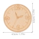 thumbnail image 3 of 16 piezas de recortes de reloj de madera para manualidades de pared, recortes de madera en blanco para pintar, piezas de reloj de madera, 3 of 8