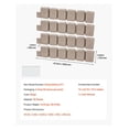 thumbnail image 5 of Faux Stone Landscape Edging - 47.2" Lawn Border, Flexible Garden Edging with Spikes - Realistic Brick Look for Driveways, Walkways, Flower Beds - Beige, 5 of 9