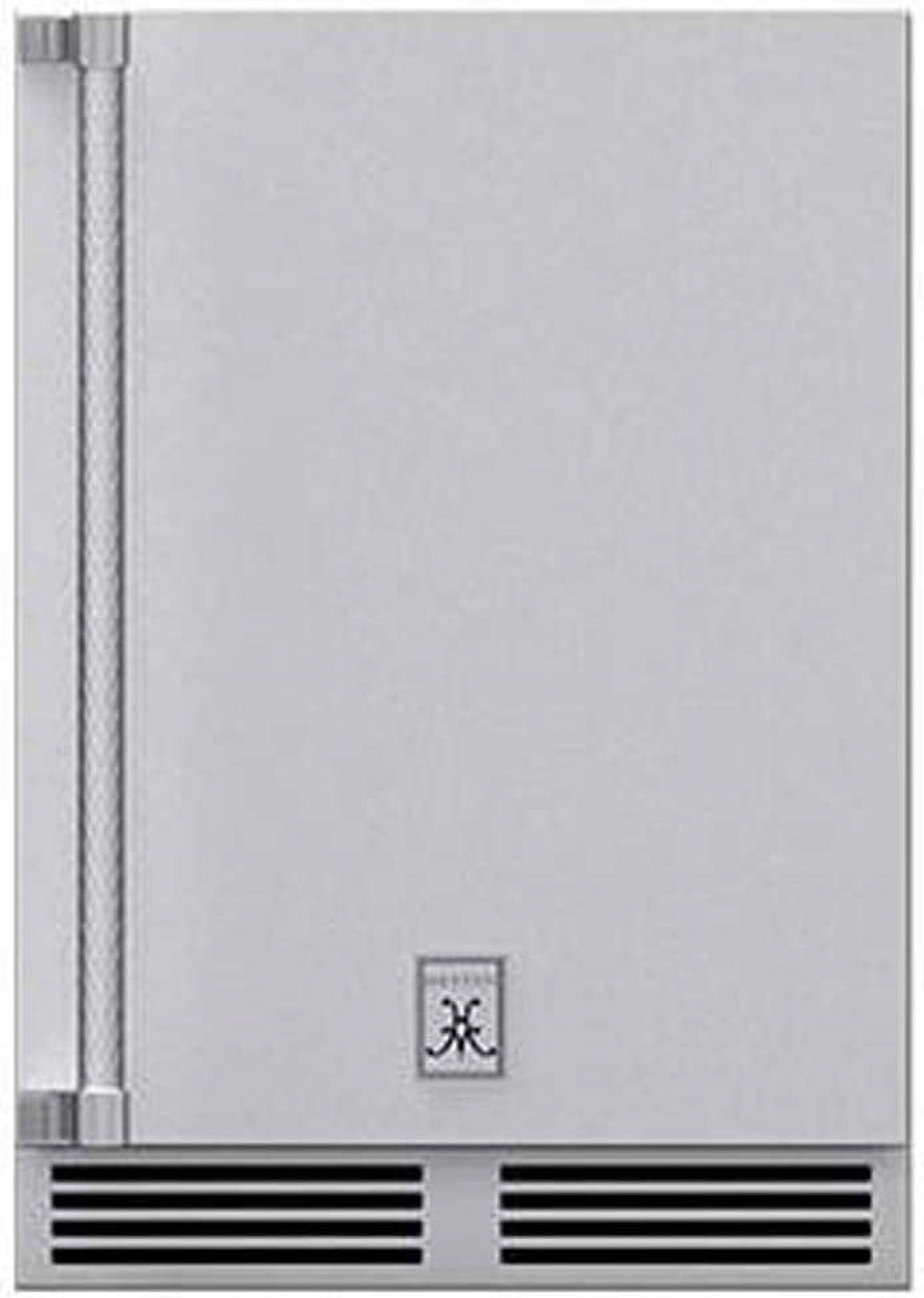 Hestan Grsr24 24" Wide Right Hinge 5.2 Cu. Ft. Compact Refrigerator - Stainless Steel