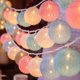 thumbnail image 4 of Cotton Ball LED Fairy String Lights Garland Christmas Tree Decorations for Holiday Home Room Decor Wedding Party Curtain Lamp, 4 of 5
