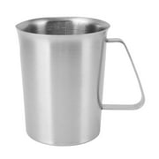 304 Stainless Steel Milk Frothing Pitcher - 500ML Coffee and Milk Frother Cup with Eagle Beak Design