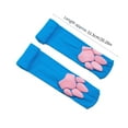 thumbnail image 5 of Osdhezcn Cat Paw Thigh High Socks Cute Soft Over Knee Stockings Kitten Claw Pad Socks Pink Cat Paw Long Boot Socks Women Girls, 5 of 12