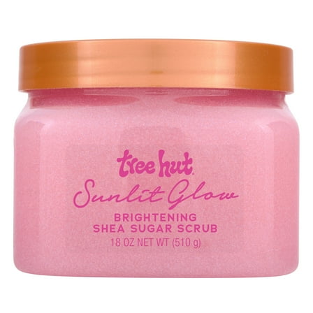 Tree Hut Sunlit Glow Shea Butter Sugar Body Scrub, 18 oz
