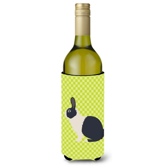 ""Caroline'S Treasures Dutch Rabbit Green Decorative Bottle Hugger 750 Ml Multicolor""