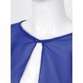 thumbnail image 5 of Kaerm Women's Soft Chiffon Shawl Wraps Sheer Shrug for Evening Dress Wedding Cape Cover Up Royal Blue One Size, 5 of 6