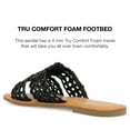 thumbnail image 3 of Journee Collection Womens Lissia Tru Comfort Foam Slip On Slide Flat Sandals, 3 of 6