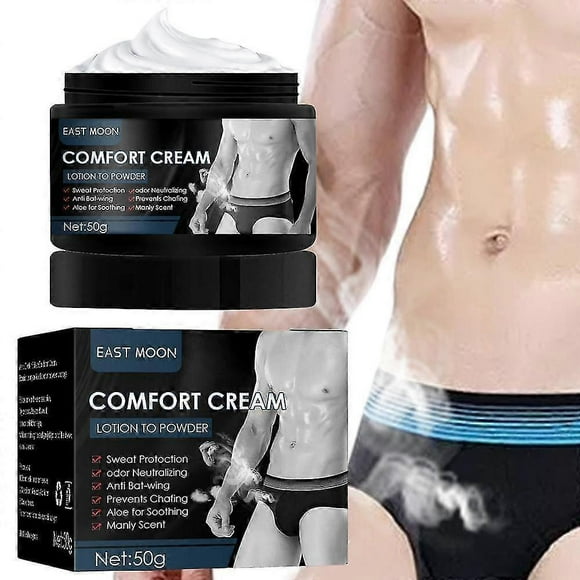 50g Ball Deodorant For Men Natural Lotion-to-powder Protection Anti-chafing Anti-itch Ball Cream Quick Drying Ball Cream Anti-chafing Men's Ball
