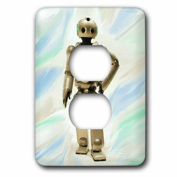 3dRose, Robot, 2 plug outlet cover