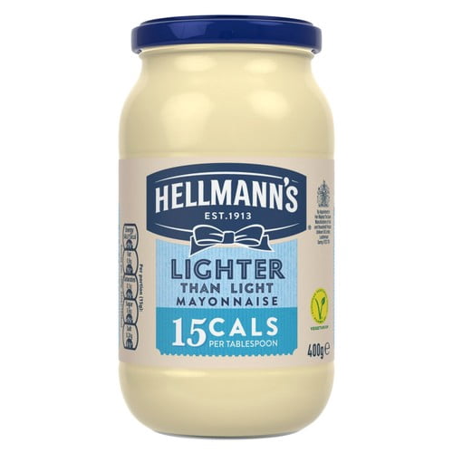Hellmann's Lighter than Light Mayonnaise 400g, British Import (Pack of 2)