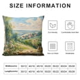 thumbnail image 5 of Orinice Flowers Graphic Decorative Cushion Throw Pillow Cover Short Plush Spring Style Aesthetic Decor 1PC 20x20in, 5 of 5