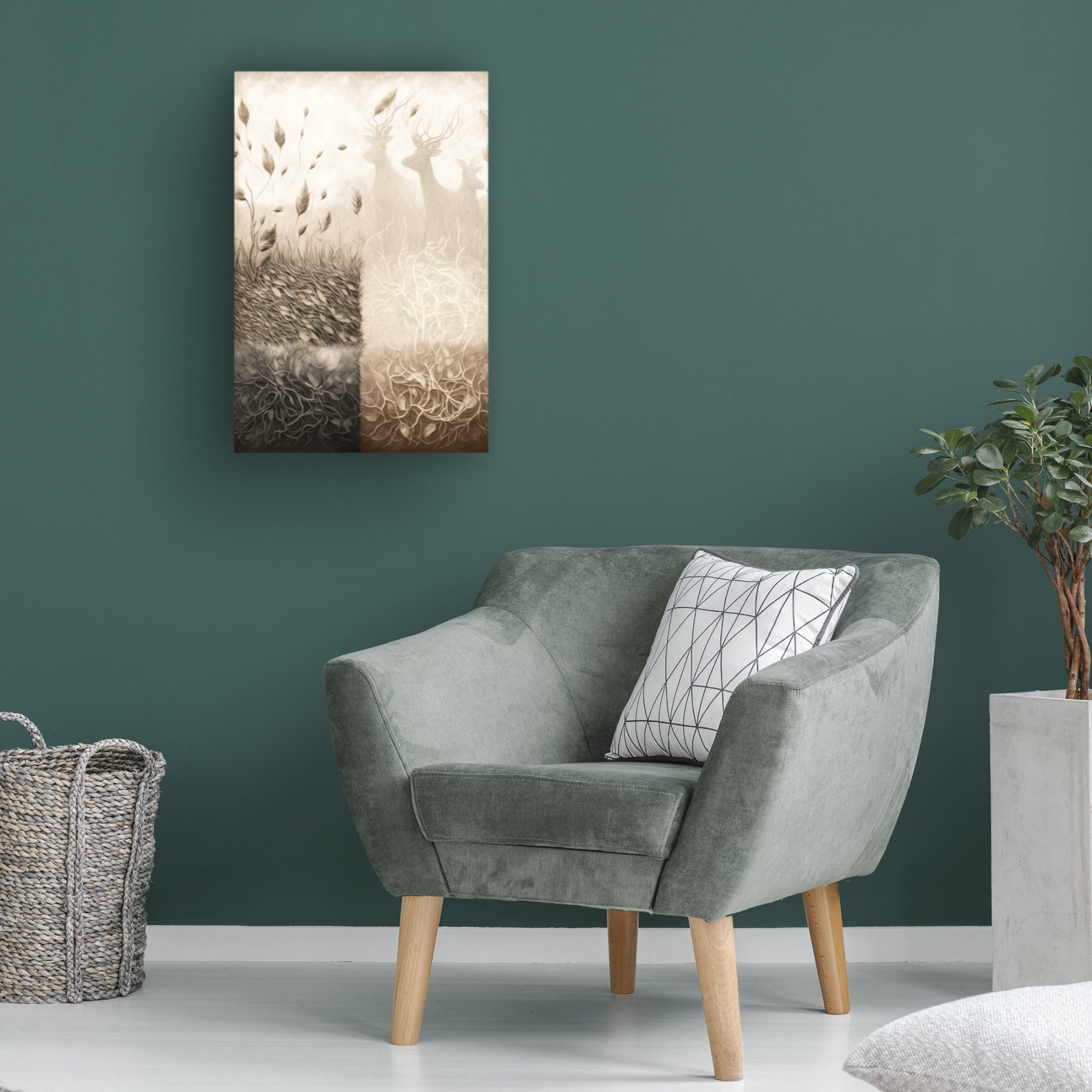 Canvas Wall Art - Ray Heere 'Nature Neutral Tone 7' Wall Art for Living Room, Bedroom, or Office Décor by Trademark Fine Art - 22 x 32 Inches