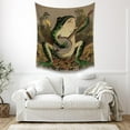 thumbnail image 3 of Gojian Boho Wall Decor Orange Frog Tapestr Vintage Hanging with Playing Banjo Wall Aesthetic Tapestry for Bedroom Living Room Dorm, 3 of 6
