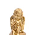 thumbnail image 3 of Estatua Adorno curvo a mano Sobre rezando Dorado 1 Zulema Estatuilla de ángel, 3 of 4