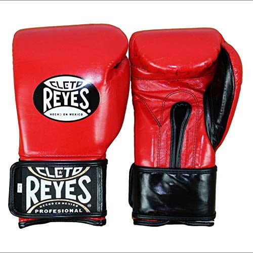Cleto Reyes Extra Padding Leather Boxing Training Gloves 16 oz Red