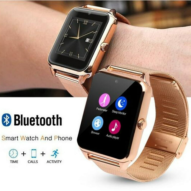 flertal bureau Ældre borgere NEW Z60 PLUS Smart Watch Phone Pedometer Sedentary Remind Sleep Monitor  Remote Camera compatible with Samsung,Xiaomi huaiwei,IPHONE. Android,ios  Smartphones iPhone PK DZ09 GT08 - Walmart.com