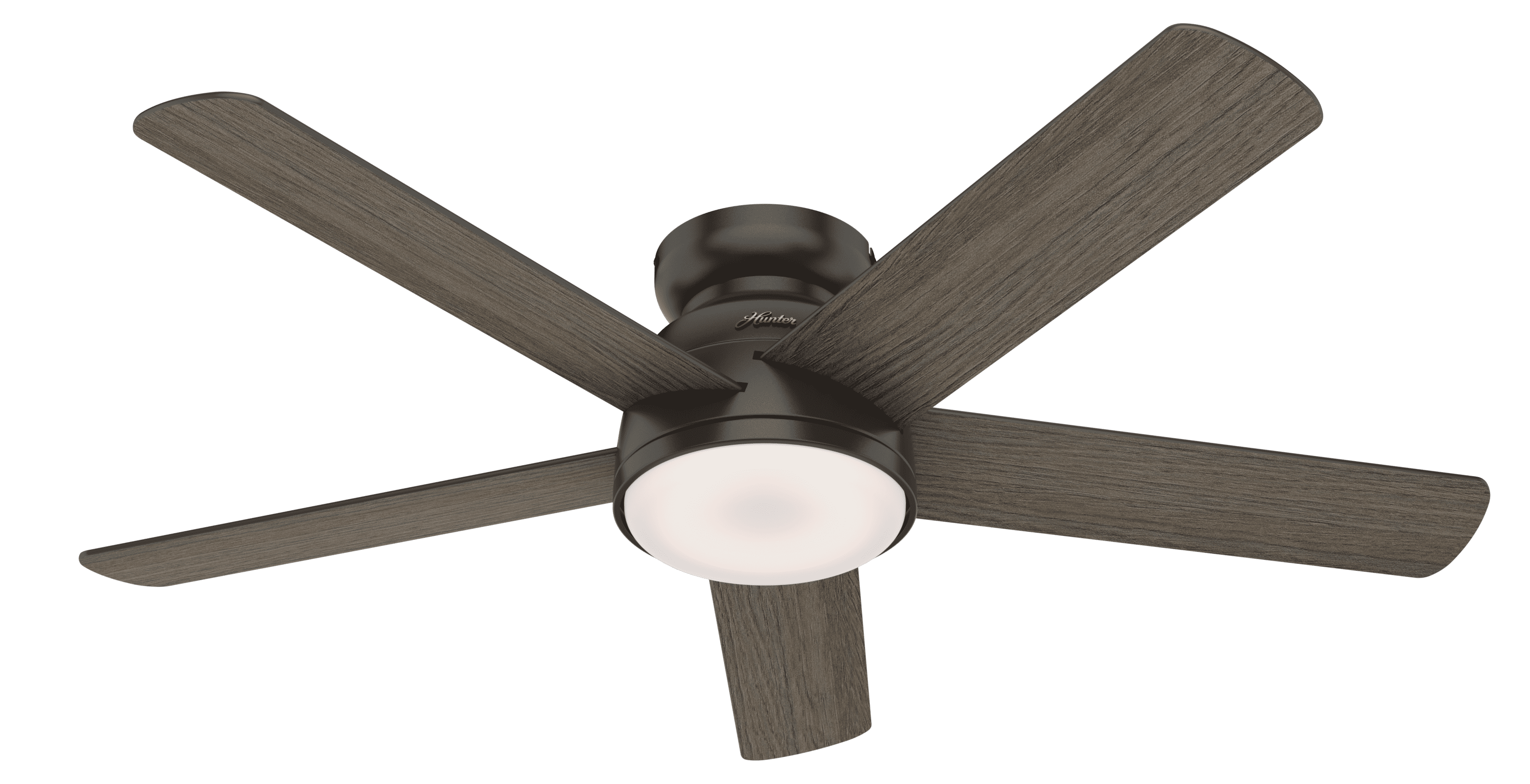 Hunter WiFi 54" Romulus Noble Bronze Ceiling Fan with Light Kit and