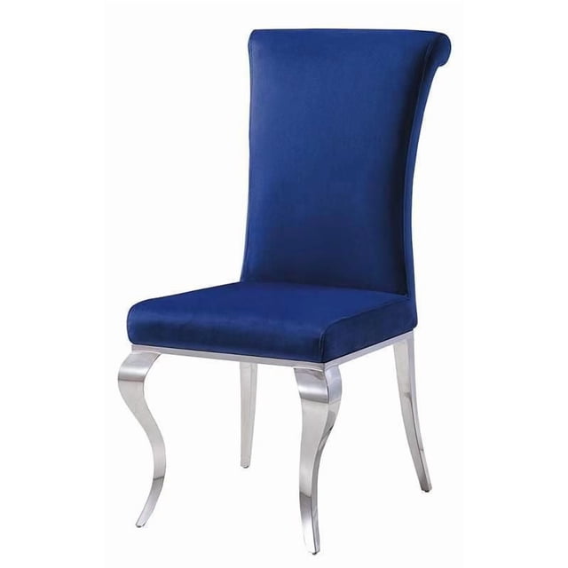 Chaise de salle à manger canadienne Century bleue (ensemble de 2)