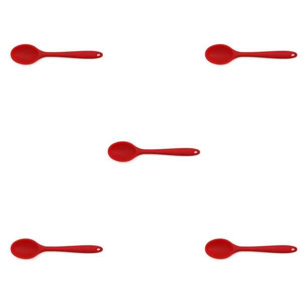 Matsuzay Cuchara de silicona Cocina Cocina Beber profesional Hogar Vajilla Resistente al calor Cuchara de sopa flexible Suministros Rojo Type2 NO2 Matsuzay CBP393962