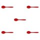 thumbnail image 1 of Matsuzay Cuchara de silicona Cocina Cocina Beber profesional Hogar Vajilla Resistente al calor Cuchara de sopa flexible Suministros Rojo Type2 NO2 Matsuzay CBP393962, 1 of 5