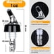 thumbnail image 2 of Boquillas automáticas para dispensador de alcohol de 3 cl, dispensador de botellas, boquilla dosificadora, Plástico, Transparente, 12 paquetes con tapa Sincero Electrónica, 2 of 5