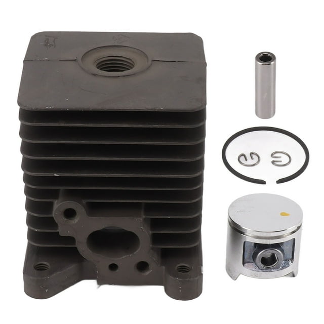 Cylinder Piston Assembly Kit 33.5mm Aluminum Alloy Trimmer Cylinder Piston Replacement for Homelite S25 Garden Tools Spare Parts