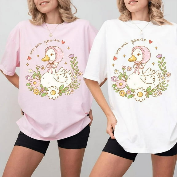 Mama Goose Shirt - Cute Goose Design, Comfort Colors Tee