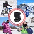 thumbnail image 3 of Sponeed Neck Warmer Half Face Cover Balaclavas Ski Mask Windproof Men Women Dark Gray, 3 of 6