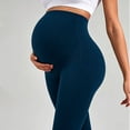 thumbnail image 5 of akafmk Maternity Clothes, Maternity Leggings Stretchy Yoga Pants Butt Lifting High Waist Soft Pregnancy Pants for Workout Gym Sports, Size M, 5 of 5