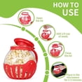 thumbnail image 5 of 2.25QT Microwave Glass Popcorn Popper with Silicone Lid, 5 of 5