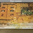 thumbnail image 6 of Ambesonne Retro Place Mats Set of 4, Historic Italian Town, Standard Size, Orange White, 6 of 6
